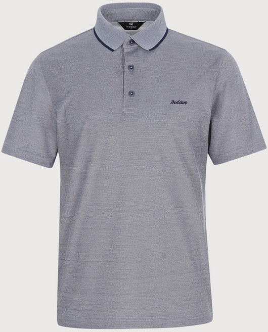 인디안 남성용 카라포인트 실켓 반팔 티셔츠 MIGAS5M2301