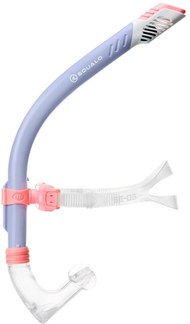 스쿠알로 센터스노클 SE-03, 라벤더 + 핑크 - 쿠팡