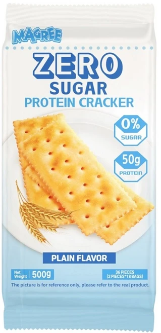 매그리 제로 슈거 프로틴 크래커 플레인맛, 500g, 1개 - 쿠팡