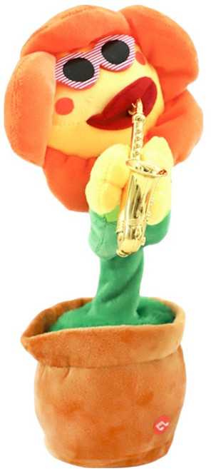 노래하며 춤추는 인형 녹음 + 말따라하기 + 60곡연주, 꽃오렌지, 1개