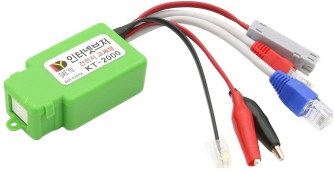 컴스 전화 전기 멀티 단선체크 테스터기 KT-2000 T0370, 1개