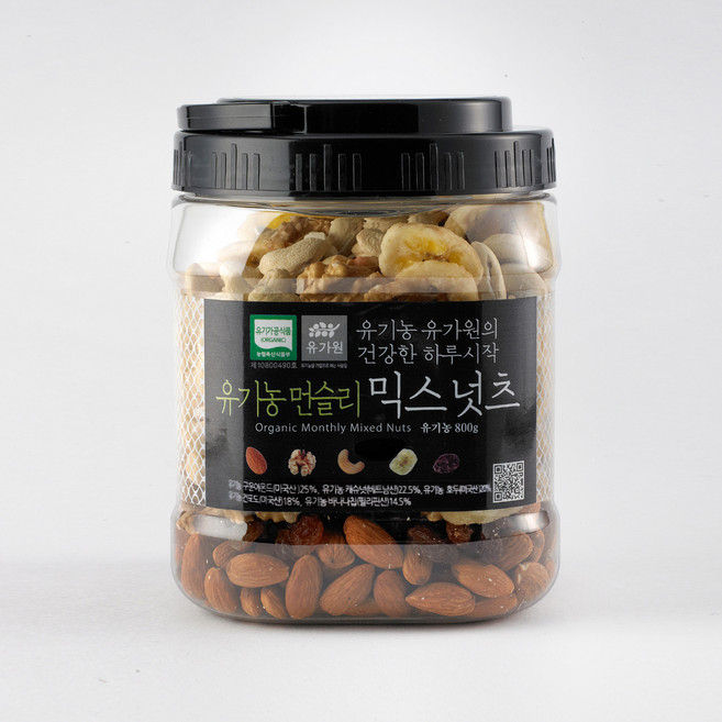 유가원 유기농 건강한 하루시작 믹스넛츠, 800g, 1개