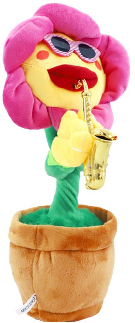 노래하며 춤추는 인형 녹음 + 말따라하기 + 60곡연주, 꽃핑크, 1개