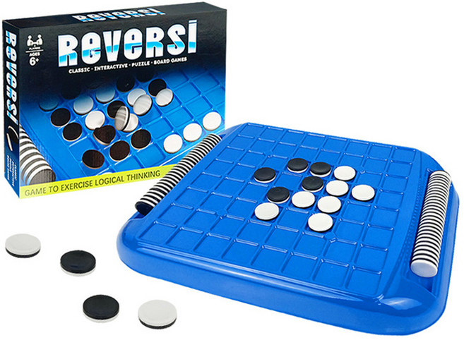 그리디 퍼즐 체스 두뇌회전 보드게임 리버시, 혼합색상, 1개