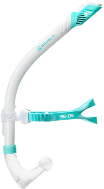 스쿠알로 센터스노클 SE-03, 화이트 + 민트