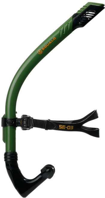 스쿠알로 센터스노클 SE-03, 카키 + 블랙