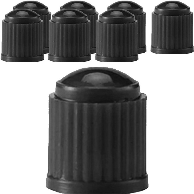 차티스트 순정형 타이어 밸브캡 마개 내부 고무링 구찌캡 CS027, 8개, 블랙