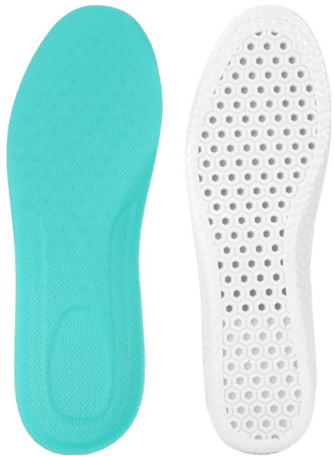팔팔바디 발냄새 차단 발편한 인솔 깔창 양발착용 세트 화이트민트, 1세트