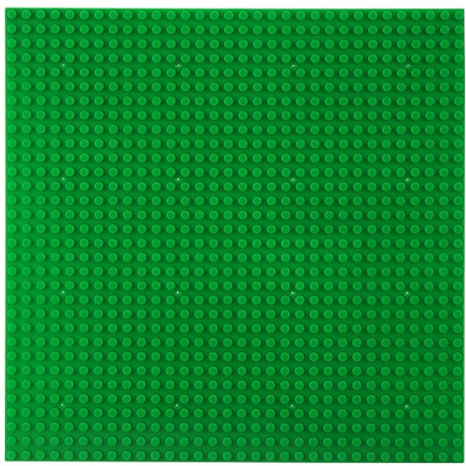 아이끌레 아동용 호환 블록 놀이판 50x50칸, 다크그린, 1개
