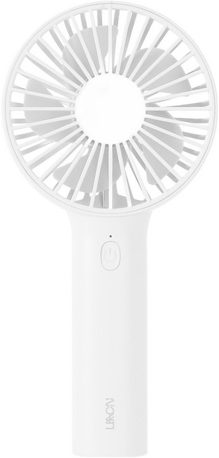 laaon 무선 미니 핸디형 휴대용선풍기, ITB-HFAN200, 화이트
