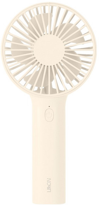 laaon 무선 미니 핸디형 휴대용선풍기, ITB-HFAN200, 베이지