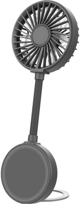 카프 휴대용 맥세이프 BLDC 무선 마그네틱 접이식 거치대형 선풍기, KF-HF600M, 02_그레이