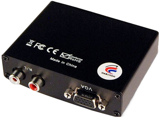 Coms VGA 2RCA OUT HDMI 轉換器, 1個, D3212