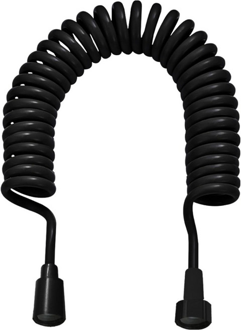 월드크린 욕실 베란다 스프레이건 호스줄, 7m, 딥블랙