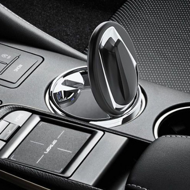 카에버 프리미엄 버클 차량용 재떨이 공간간섭제로, 실버, 1개