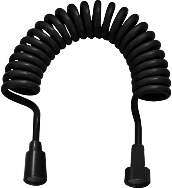 월드크린 욕실 베란다 스프레이건 호스줄, 3m, 딥블랙