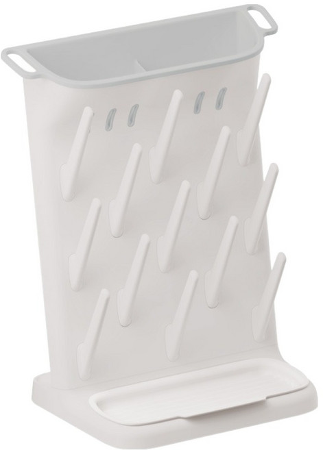 모윰 유아용 스탠딩 젖병건조대, 단품, 스노우 화이트