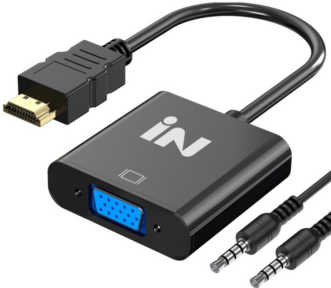 인네트워크 HDMI to VGA 영상 타입 변환 컨버터, 1개