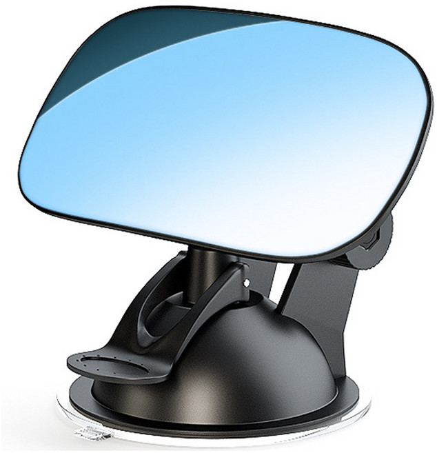 리버폭스 유아용 카시트 차량용 후방안전거울, 블랙, 1개