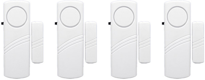 컴스 무선 도어 알람 4p 세트, ND656