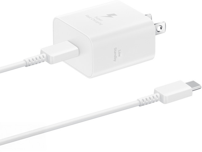 SAMSUNG 三星 25W 1 Port USB-C to USB-C Cable 旅充組 充電器 Fast Charging T2510XW 白色