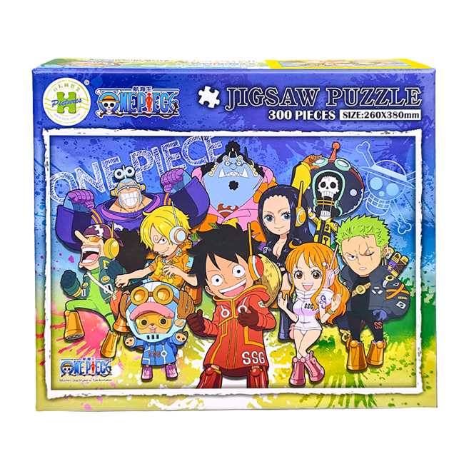 HUNDRED PICTURES 百耘圖 ONE PIECE 海賊王 蛋頭篇SD 2 拼圖, 蛋頭篇, 300片, 1盒