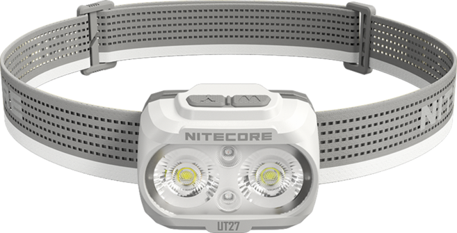 NITECORE 奈特科爾 輕量頭燈 800流明 168m 雙色温三光源 附收納袋 UT27 UHE, 白色, 1個