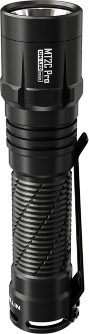 NITECORE 奈特科爾 1800流明 520m 高亮戰術小直筒手電筒 一鍵尾按 MT2C Pro, 黑色, 1個