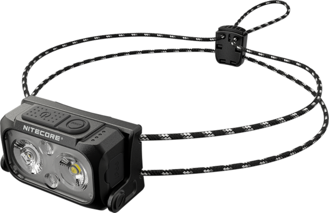 NITECORE 奈特科爾 360流明輕量百岳越野跑登山LED頭燈 NU21 44g, 暗月黑, 1個