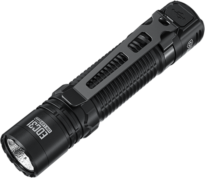 NITECORE 奈特科爾 緊湊戰術EDC手電筒 3500流明 380m 流明盾 EDC31, 黑色, 1個
