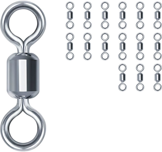 어복 스텐304 대용량 스위벨도래, 1개, 16개입