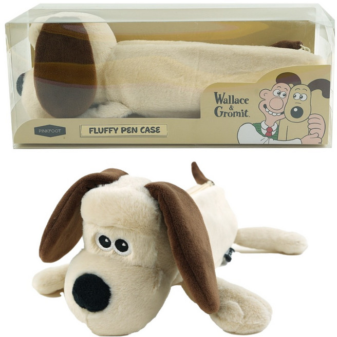 핑크풋 월레스와 그로밋 인형 펜 케이스, 1개