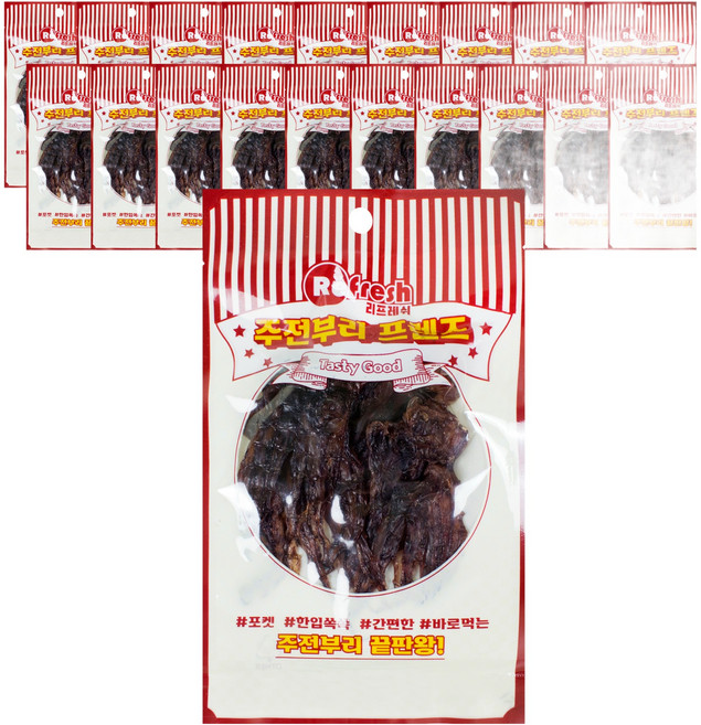 리프레쉬 말랑 오징어 다리, 20g, 20개