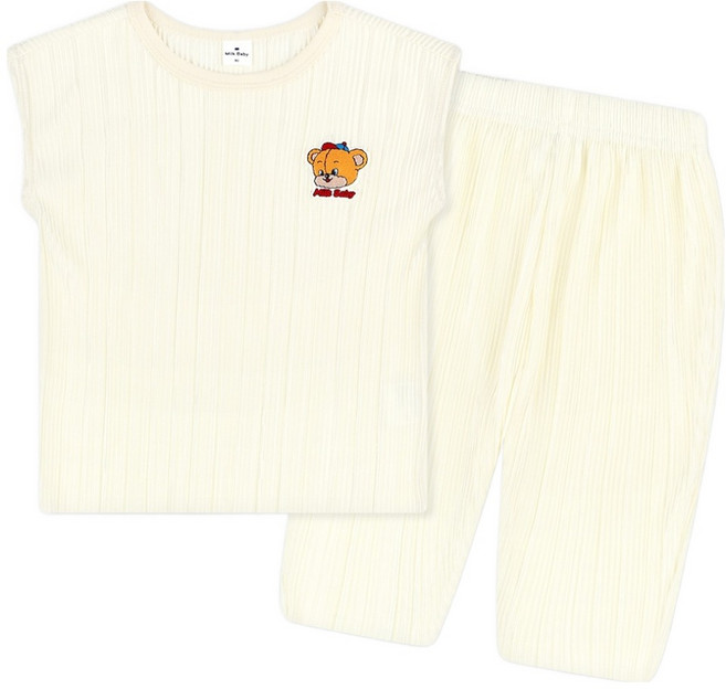 Milk Baby 幼兒兄妹裝度假風涼感上下裝套組