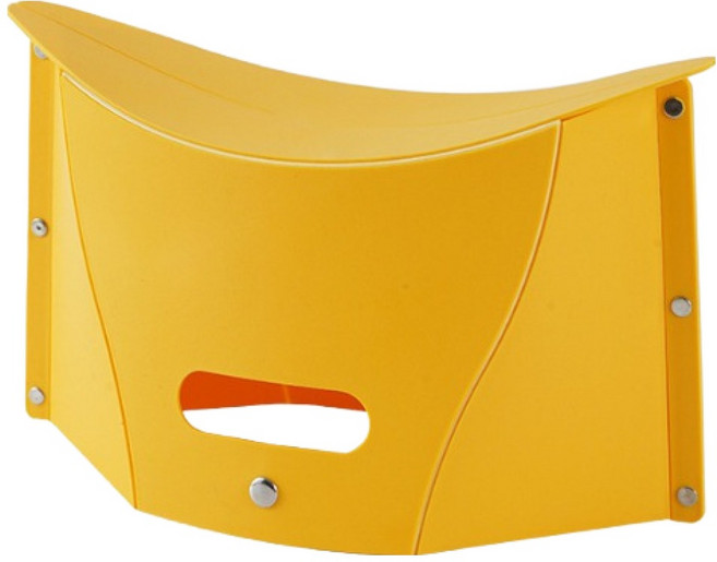 하이퍼플래닛 캠핑 초슬림 줄서기 접이식 의자, 옐로우, 1개