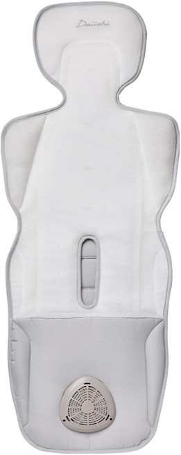 다이치 에어포켓4 리버서블 쿨&웜 영유아용 유모차 양면 시트, 미스티화이트, 1개