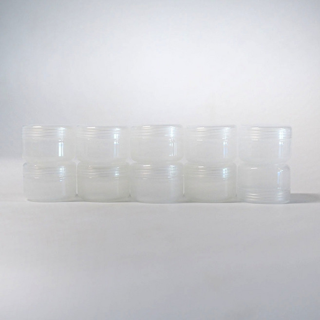 올반투명 크림용기 20g, 10개, 반투명