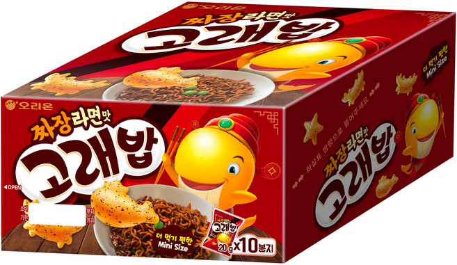 고래밥 짜장라면맛 미니 10p, 200g, 1개