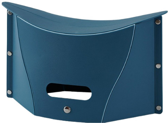 하이퍼플래닛 캠핑 초슬림 줄서기 접이식 의자, 네이비, 1개