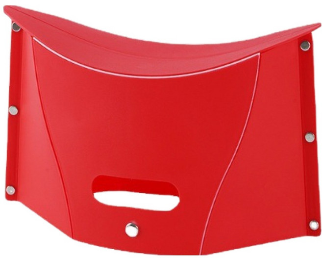 하이퍼플래닛 캠핑 초슬림 줄서기 접이식 의자, 레드, 1개