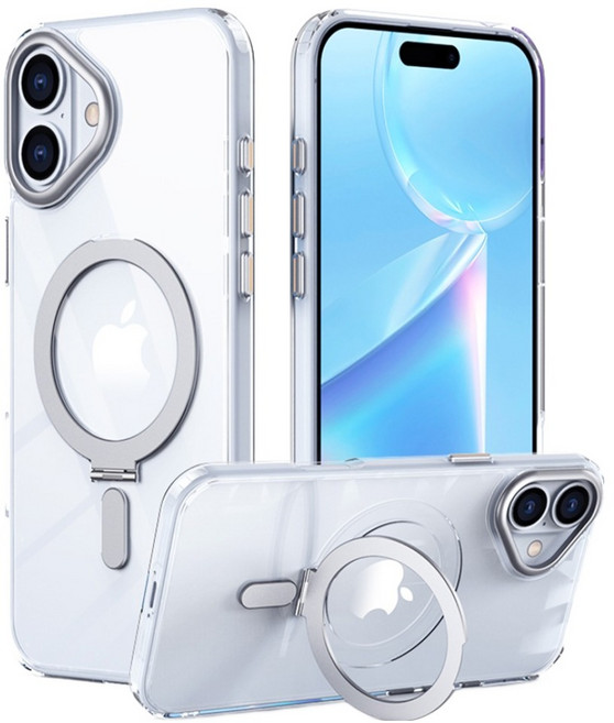 스페이스쉴드 맥세이프 호환 킥 스탠드 휴대폰 케이스