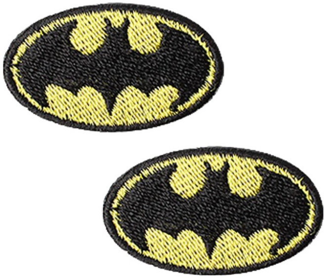 동대문단추왕 열접착식 자수 와펜 패치, 베트맨, 2개