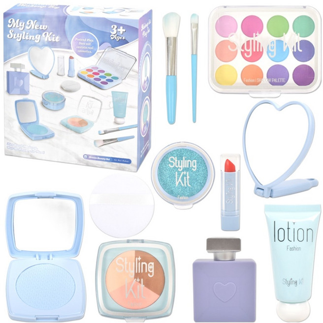 뷰티 스타일링 메이크업 화장품 11종 키트, 블루, 1세트
