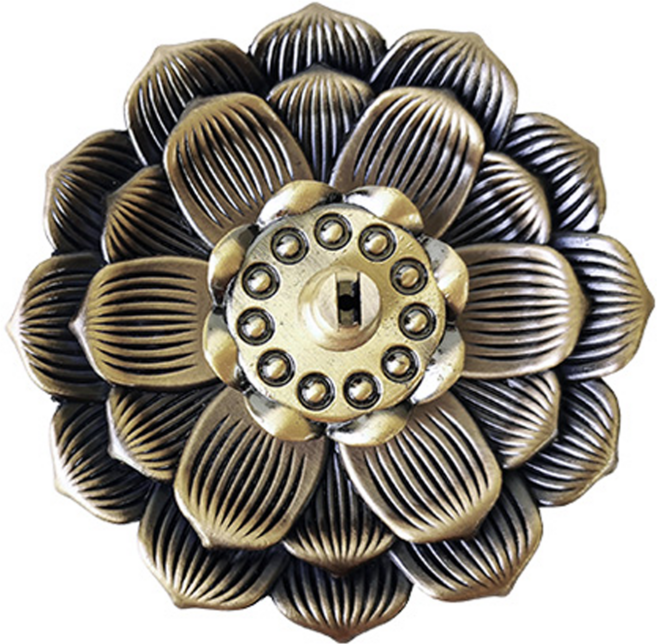 財神小舖 三寶福祿 多功能香座 TTD-7001-2, 青銅色