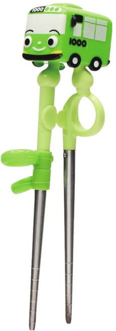 릴팡 유아용 타요 모션 스텐 릴팡 젓가락 1단계, 로기 그린, 1개