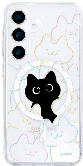 유스픽 냥글냥글 강력한 메가 맥세이프 젤하드 휴대폰 케이스