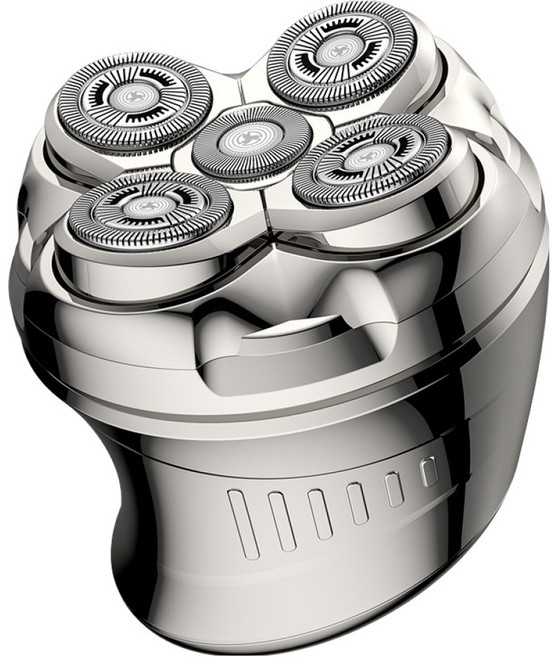 컴스 5헤드 충전식 면도기, SI163, 실버