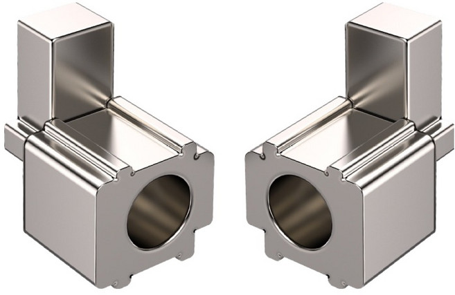 스페이스쉴드 닌텐도 스위치 OLED 조이콘 호환 타이탄락 메탈 합금 걸쇠 탈거 방지 수리 부품 2p 세트, 실버, 1세트