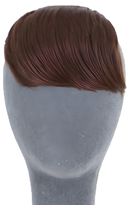 가발나라 남성용 내츄럴 스타일 고급원사 앞머리 가발, 허쉬브라운, 1개