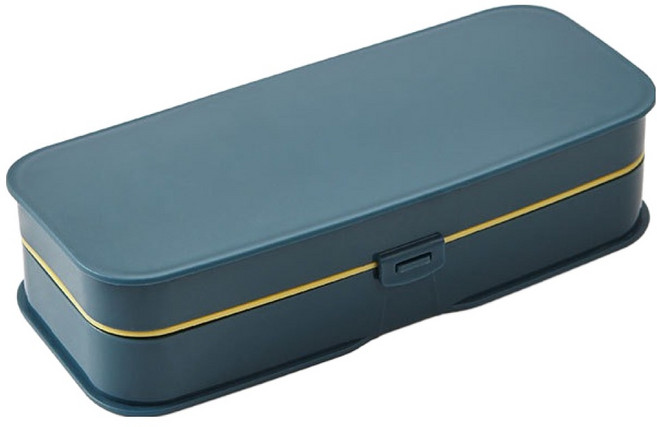 코히모 바늘질 반짇고리 세트 5W0280, 1세트, 다크블루